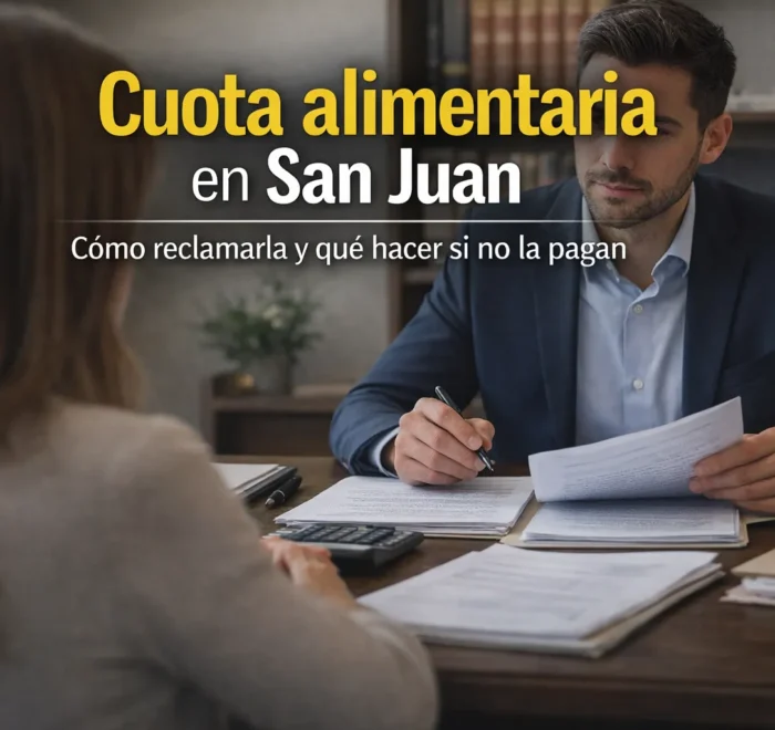 cuota alimentaria San Juan