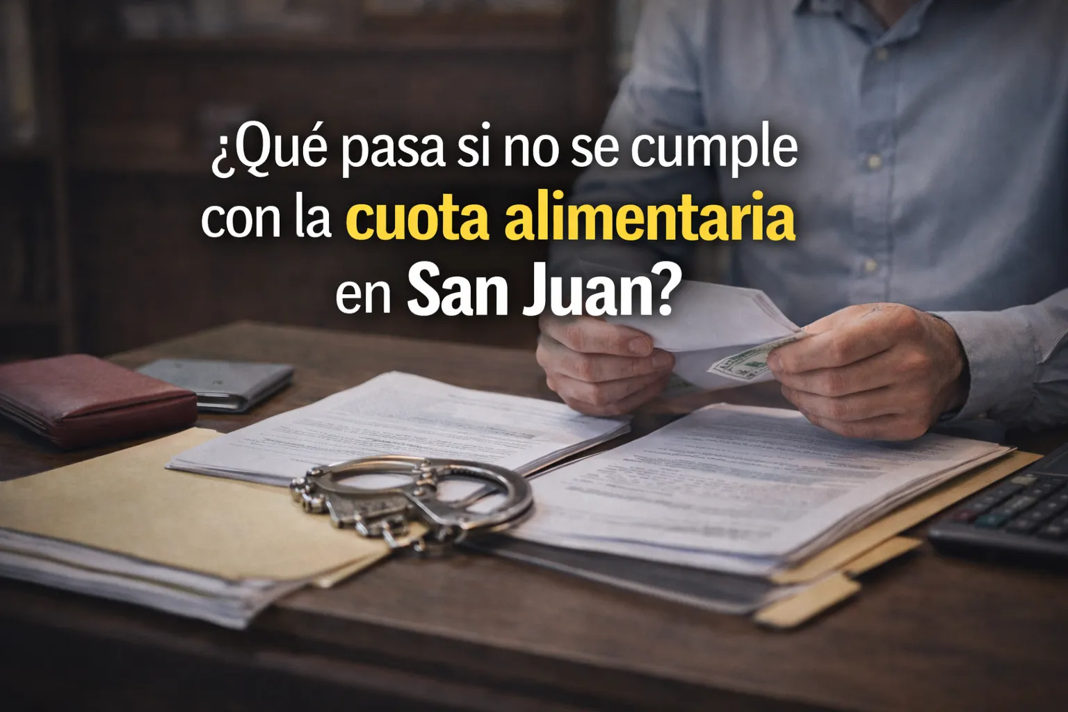 incumplimiento cuota alimentaria San Juan