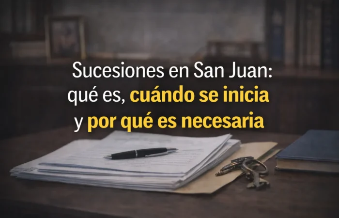 sucesiones en San Juan