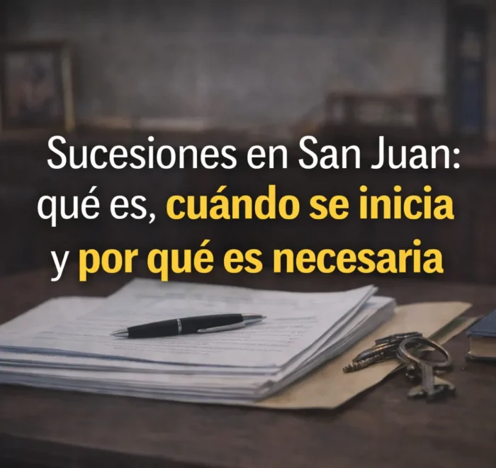 sucesiones en San Juan