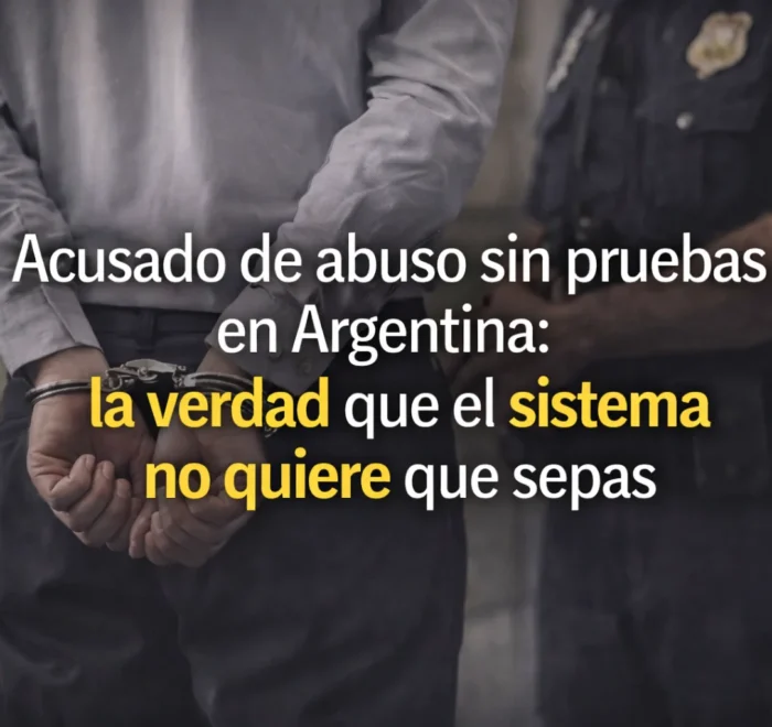 acusado de abuso sin pruebas en argentina