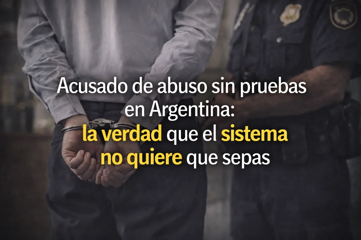 acusado de abuso sin pruebas en argentina