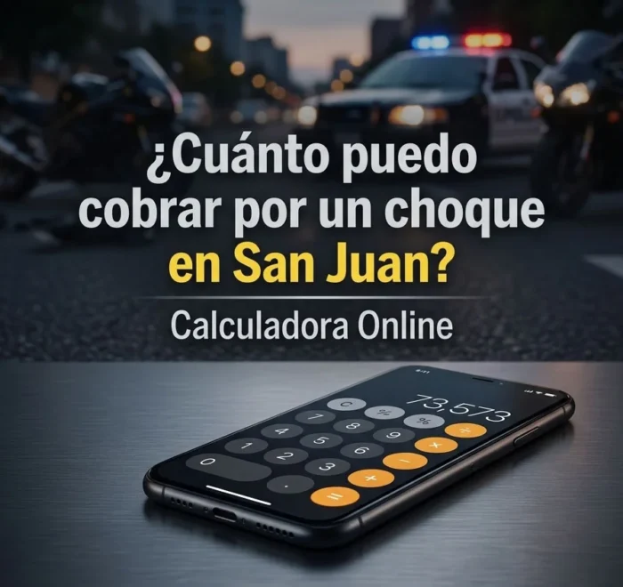 Cuánto puedo cobrar por un choque en San Juan