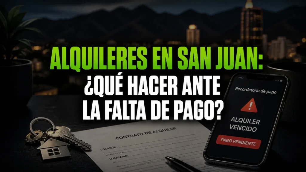 Inquilino que no paga en San Juan desalojos
