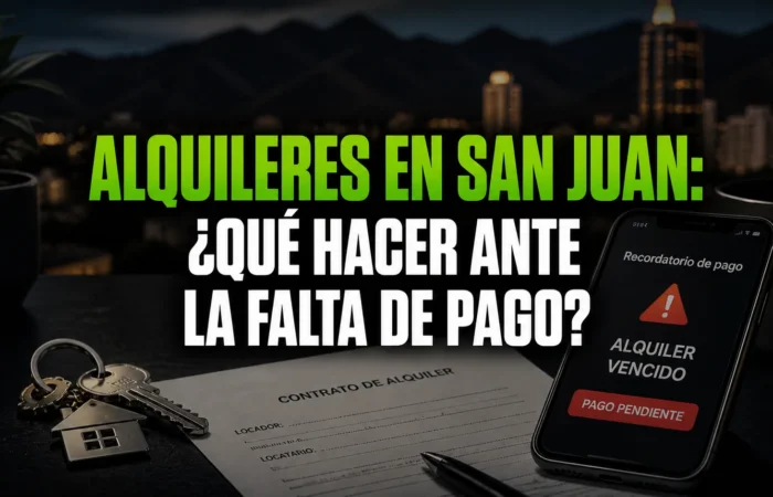 Inquilino que no paga en San Juan estudio jurídico Inquilino que no paga en San Juan desalojos