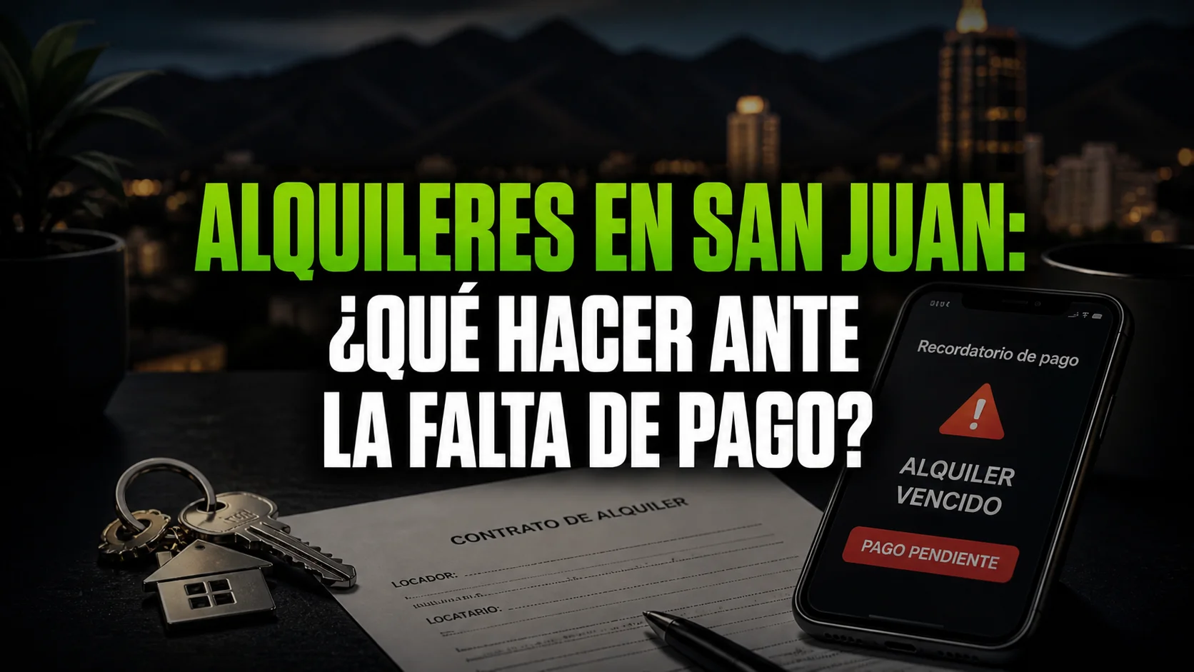 Inquilino que no paga en San Juan desalojos